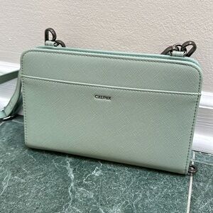 Mint green Calpak wallet/purse
